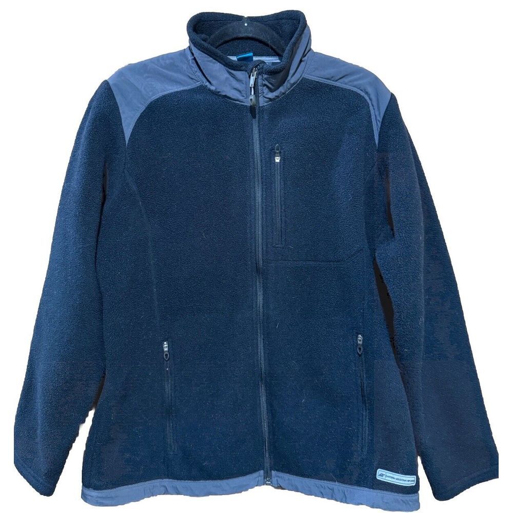 Eastern Mountain Sportsโ EMS Polartec Full Zip Black Fleece Jacket Women's Large